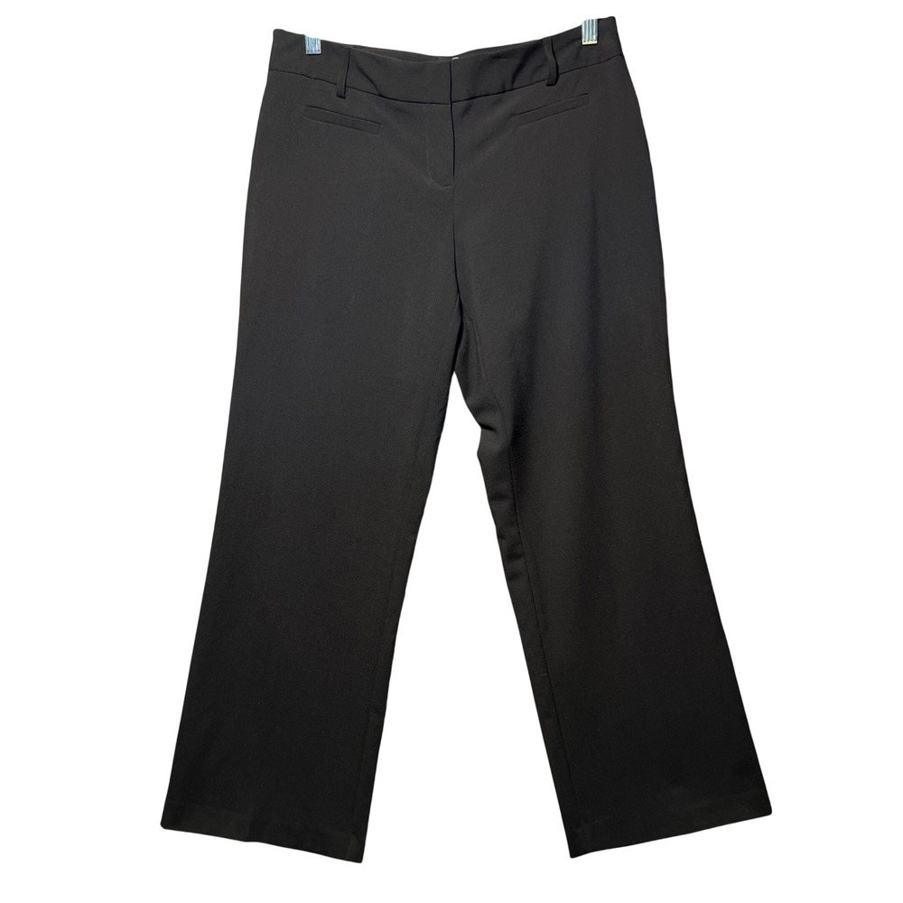 Apostrophe Naomi Black Dress‎ Pants Women's Size 6 Stretch Career Work Slacks